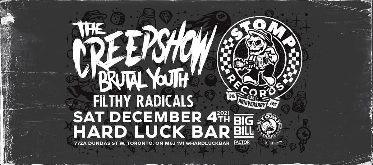 Stomp Records Anniversary w Creepshow, Brutal Yout