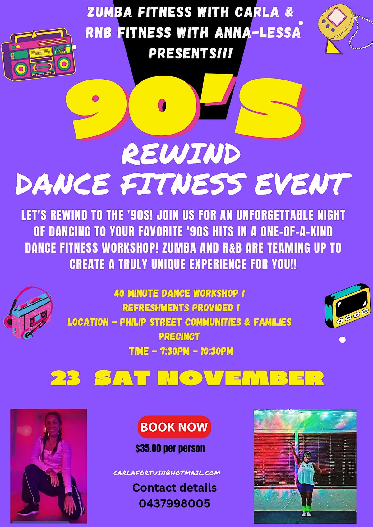 90s Rewind Rnb Fitness & Zumba fitness Event