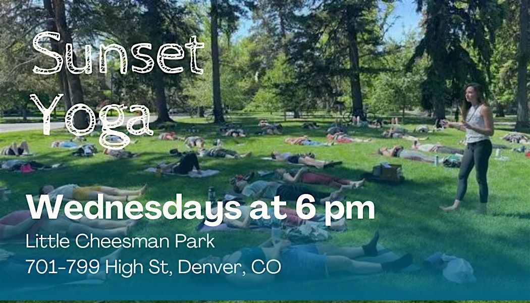 Sunset HABITUAL YOGA - LITTLE CHEESMAN PARK