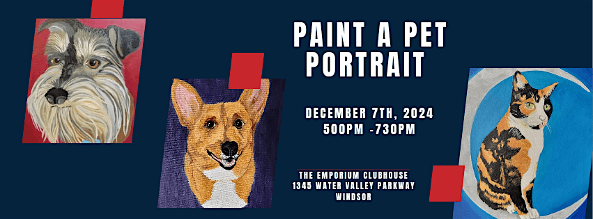 Paint a Pet Portrait