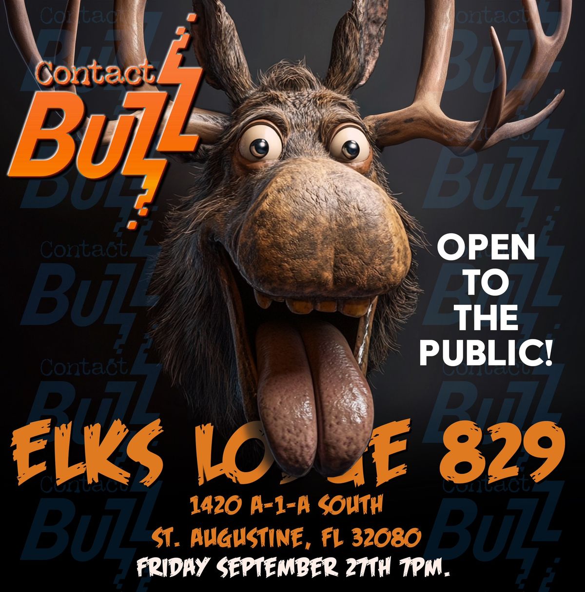 Contact Buzz @ The Elk's Lodge!