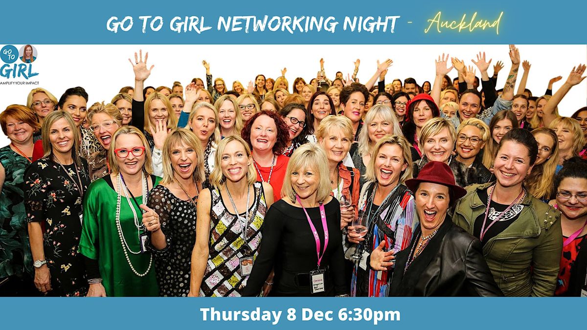 Go to Girl Networking Night - Auckland