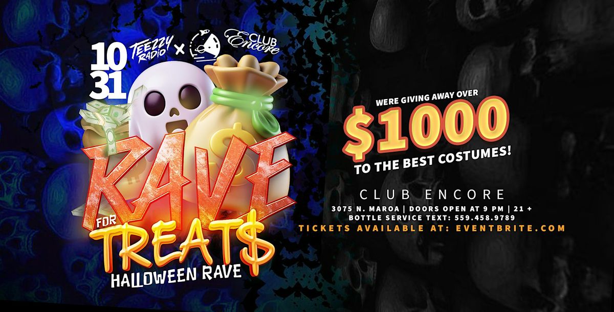 CLUB ENCORE x BVE X TZ PRESENTS: Rave For Treats! The Halloween Rave!