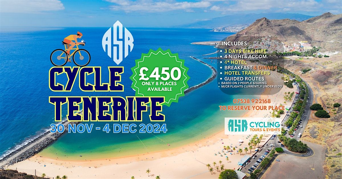 Cycle Tenerife Nov 30 - Dec 4th 2024