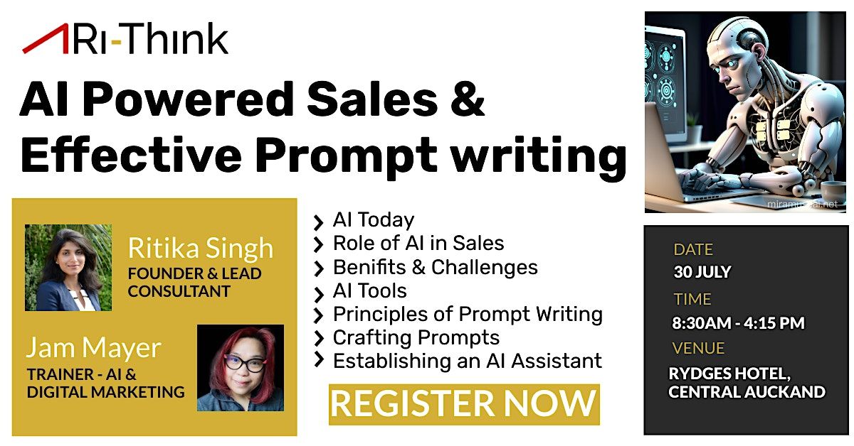 AI Powered Sales & Effective Prompt Writing workshop