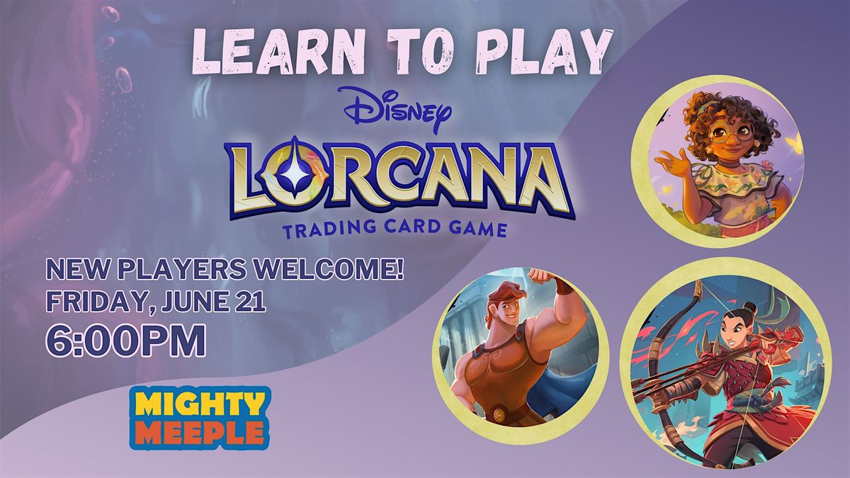 Learn to Play - Disney Lorcana