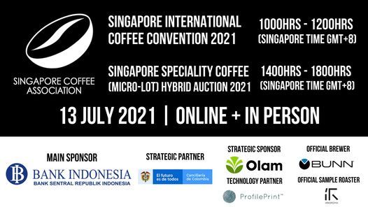 Singapore International Coffee Convention & Speciality Coffee (Micro-Lot) Hybrid Auction 2021