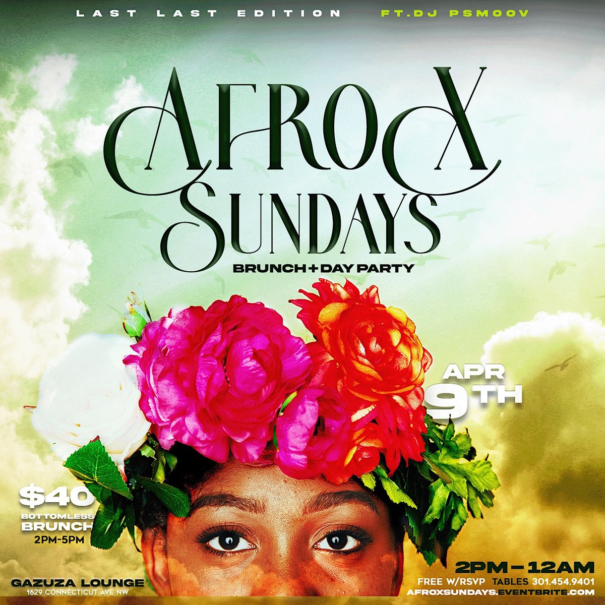 AfroX Sundays Brunch + Day Party!