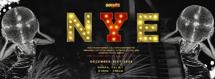 "SOIREE" - Hollywood Inspired New Year's Eve Gala Dinner @ Nonya Dubai