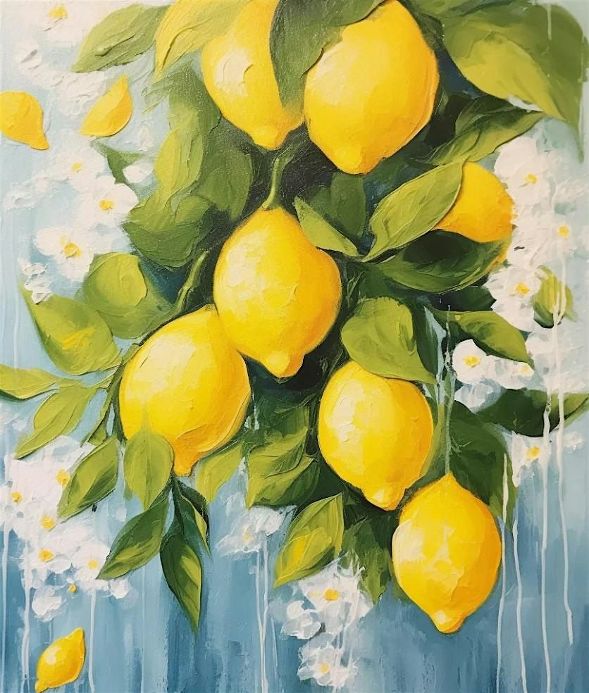 Paint and Sip - Summer Lemons | The Counting House