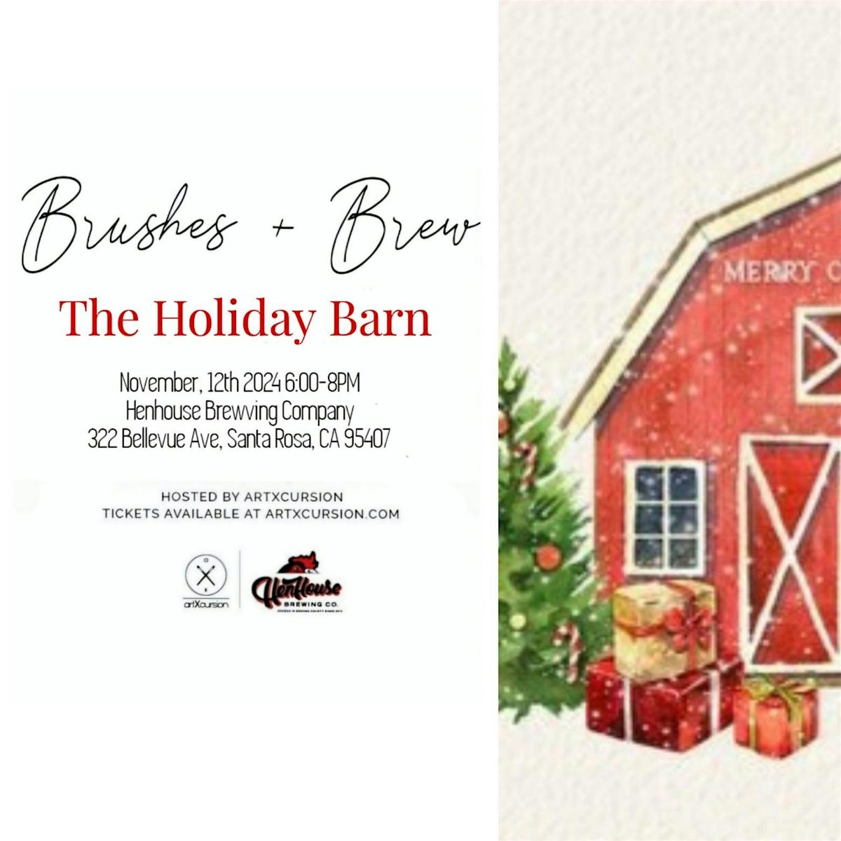 The Holiday Barn Paint Night!