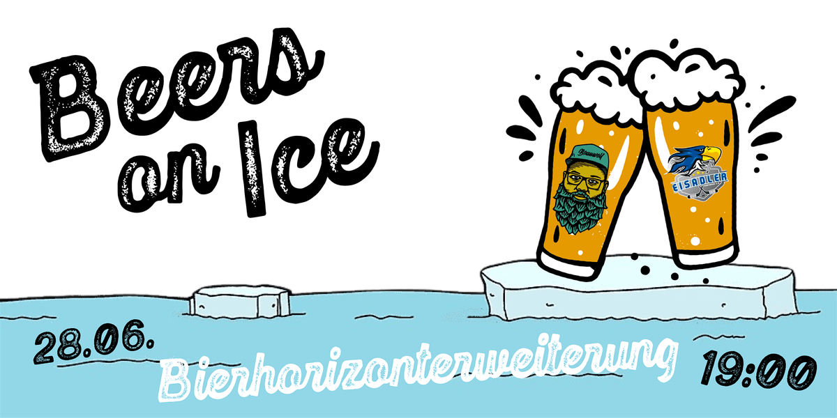 Bierhorizonterweiterung auf dem Eis