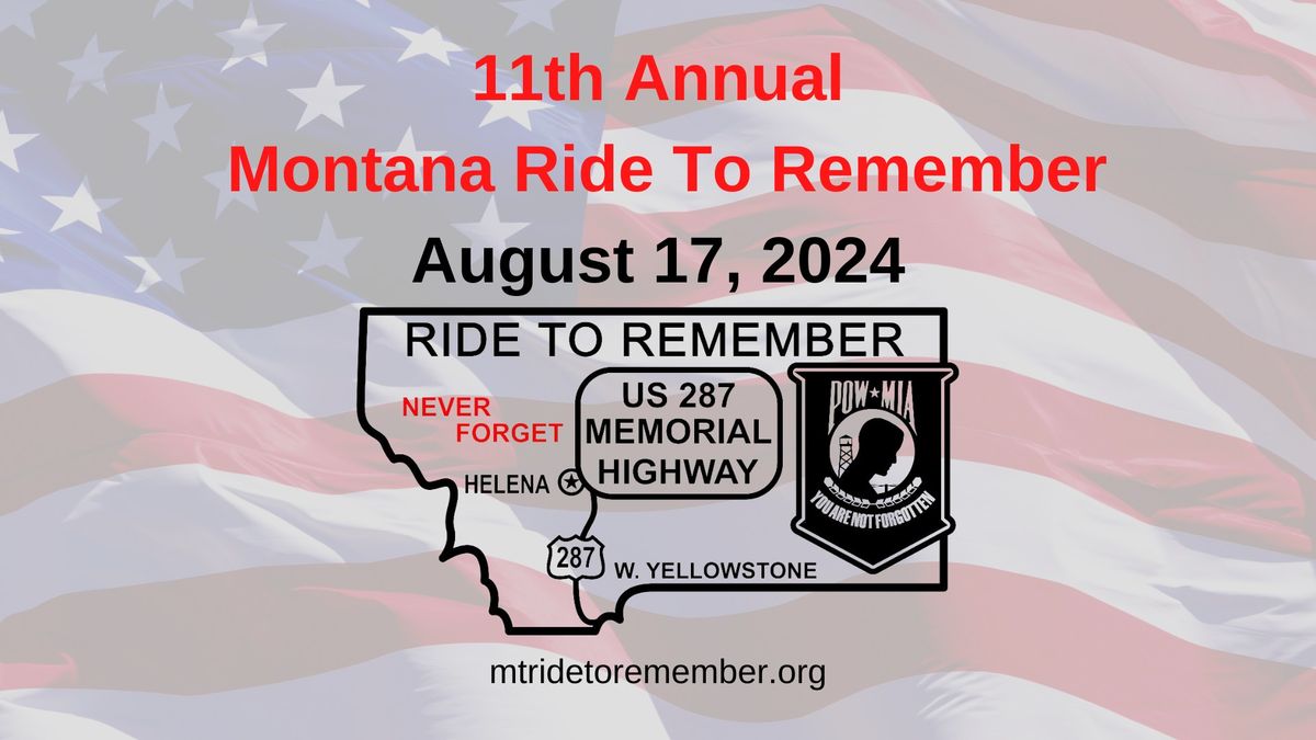 11th Annual Montana Ride to Remember