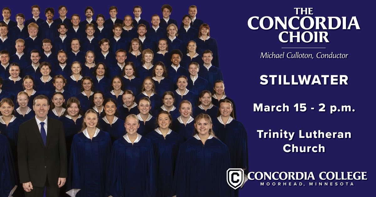 The Concordia Choir on Tour in Stillwater