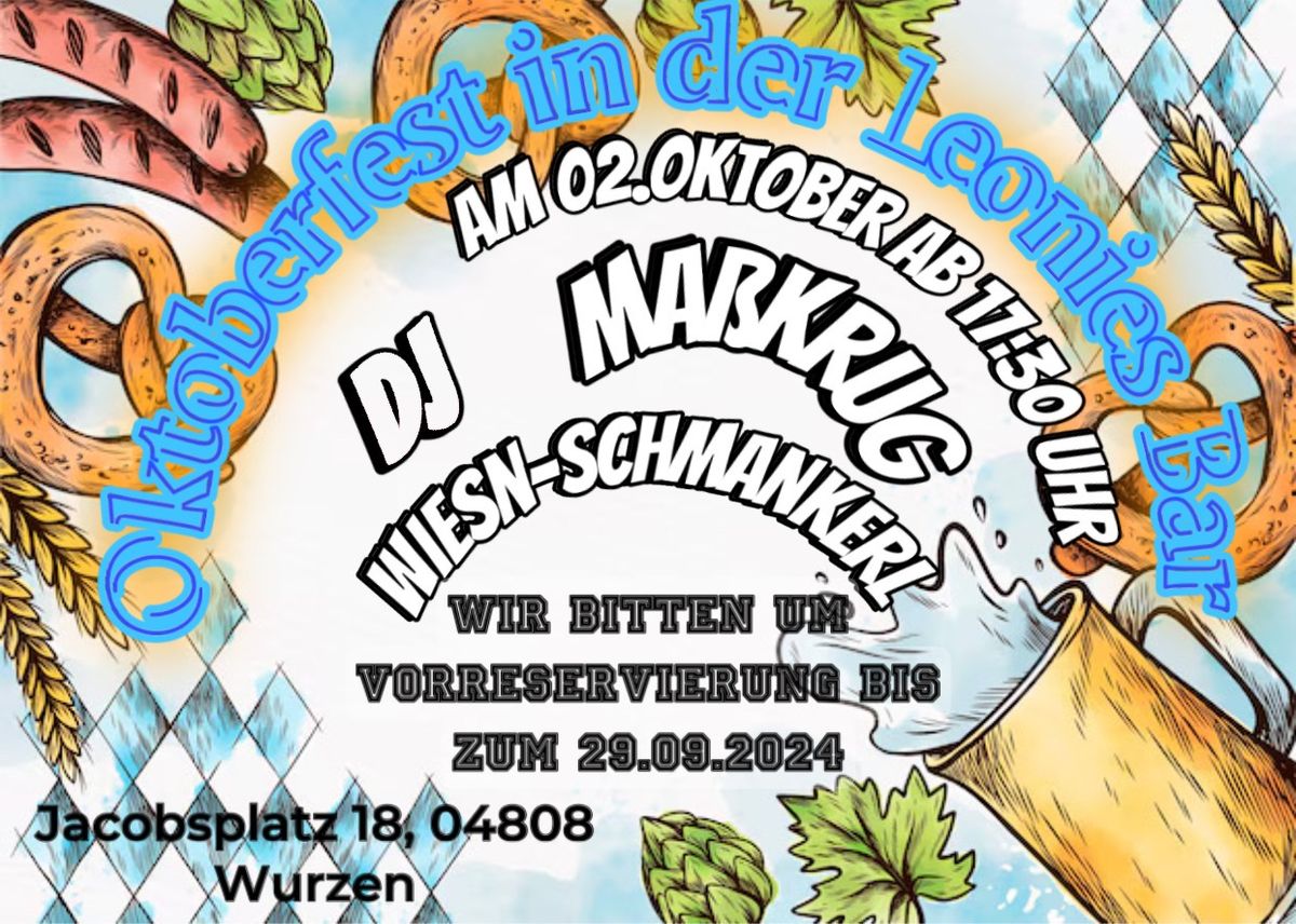 Oktoberfest in der Leonies Bar\ud83c\udf7b\ud83e\udd68