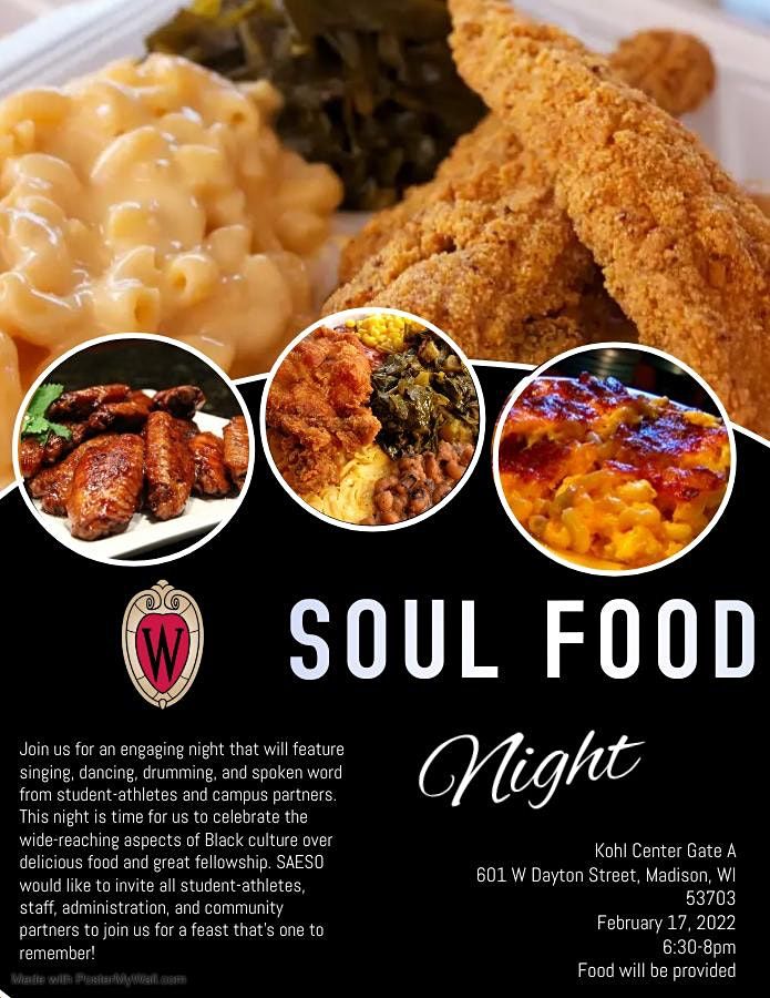 Soul Food Night, Kohl Center, Madison, 17 February 2022