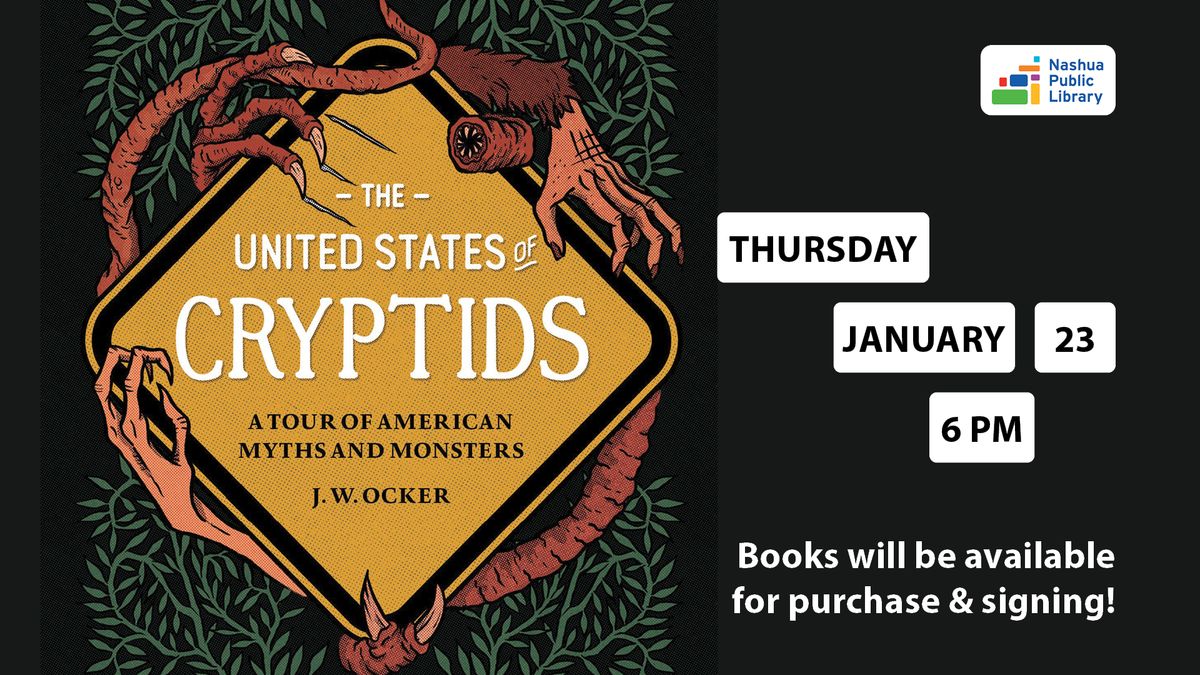 Author Talk: The United States of Cryptids with J.W. Ocker