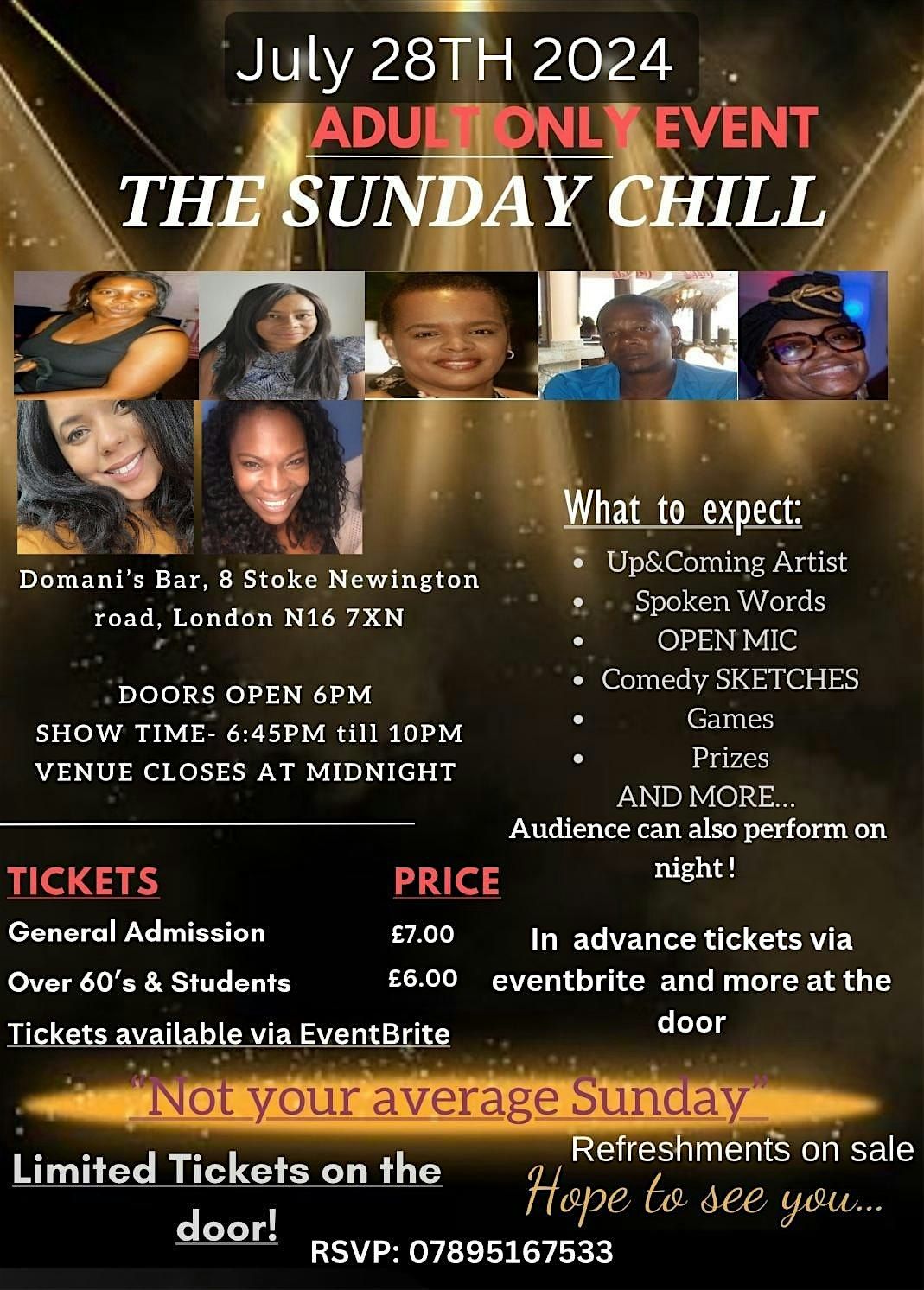The Sunday Chill 28 July 2024