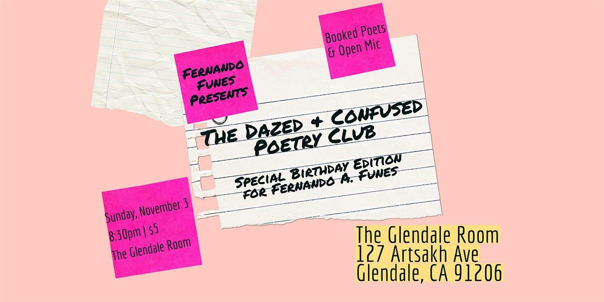 Dazed and Confused Poetry Club 2024