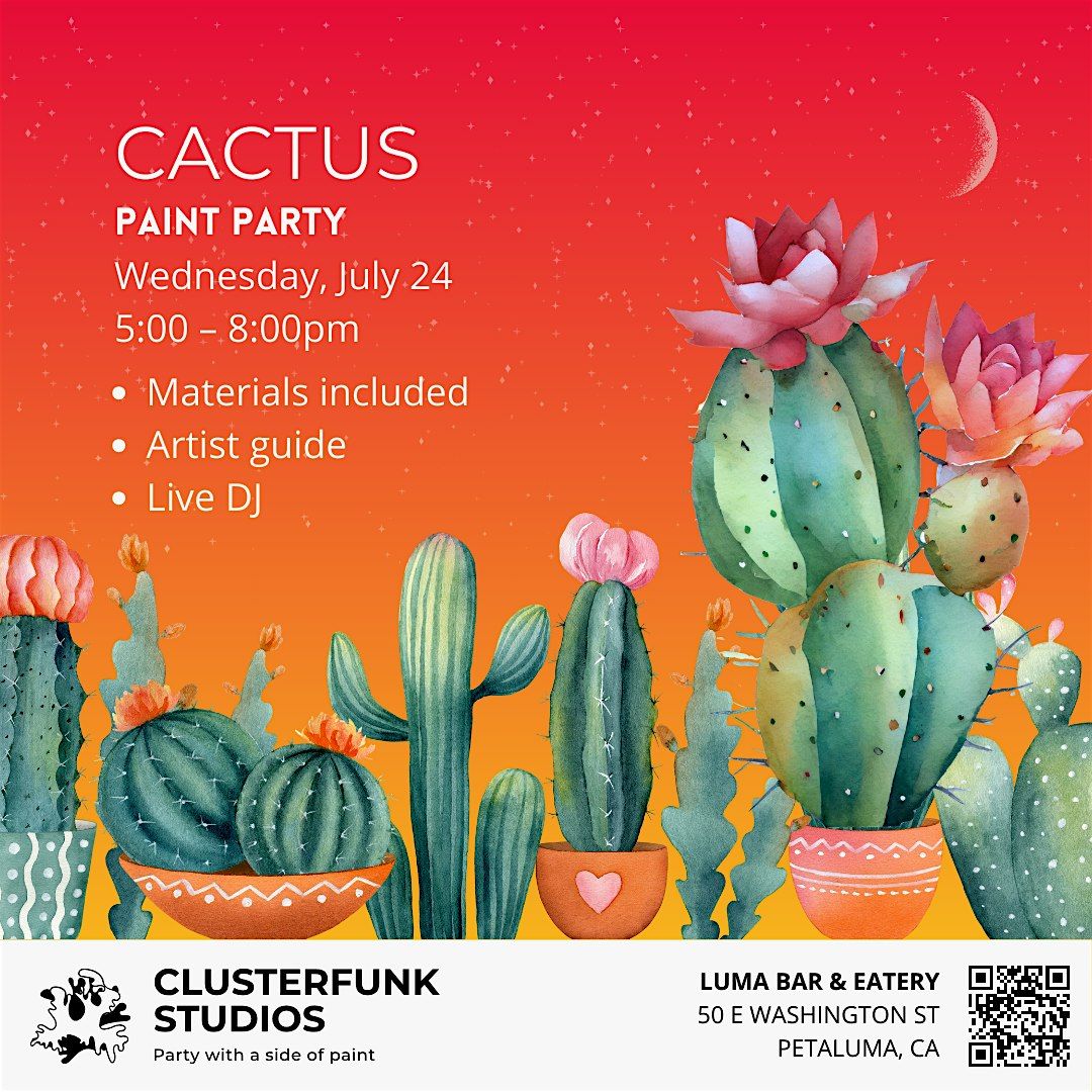 Cactus Paint Party!