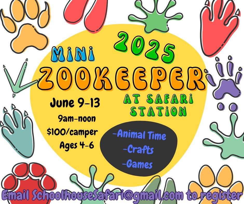 Mini-Zookeeper Camp at Safari Station 