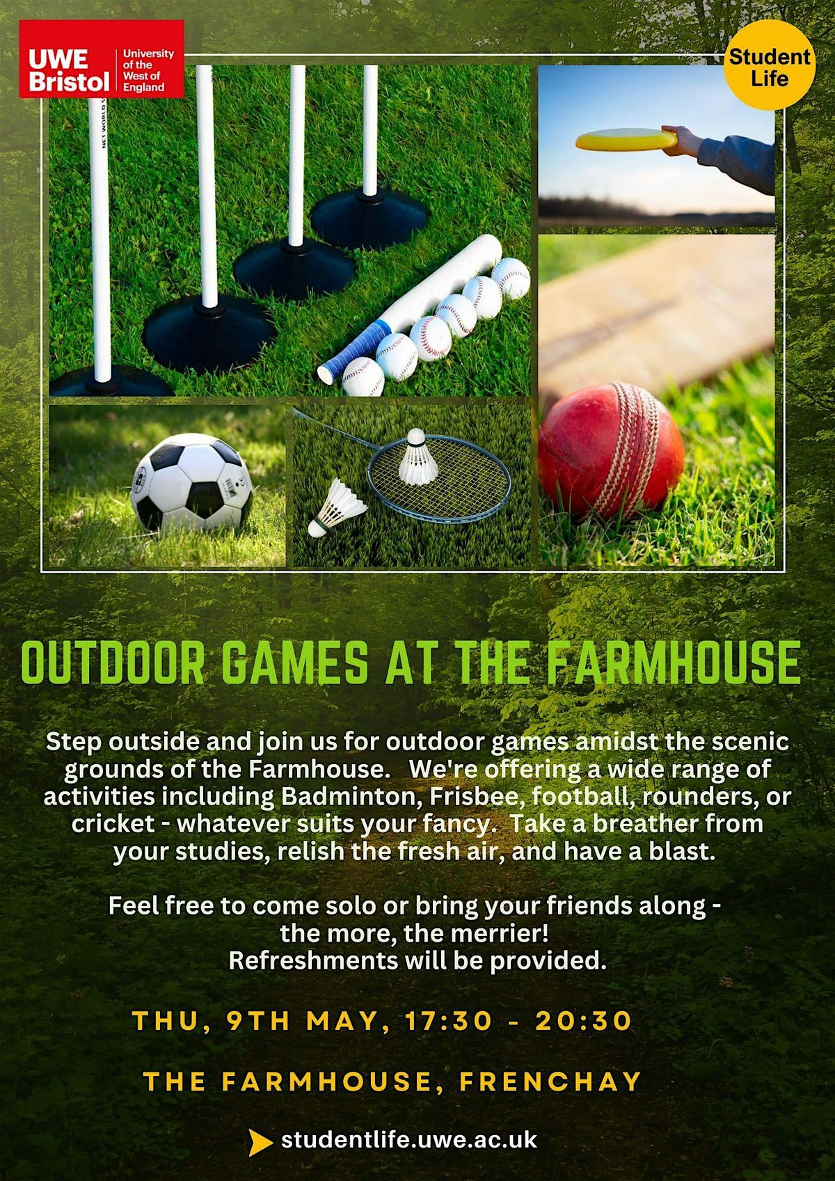 Outdoor Games at the Farmhouse