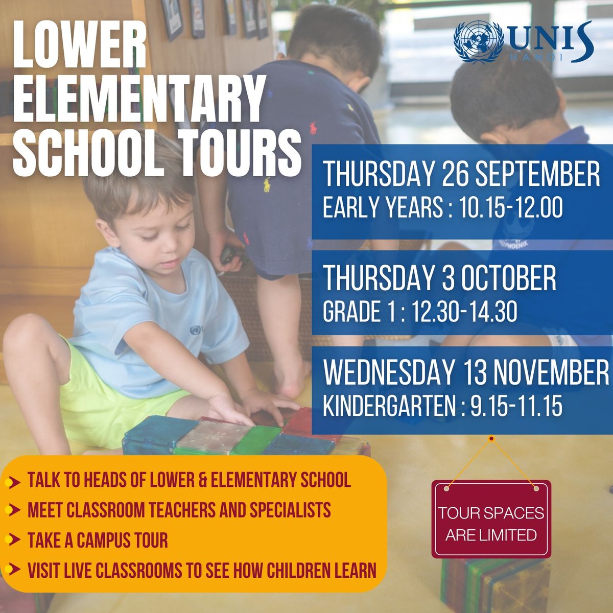 Lower Elementary School Campus Tours