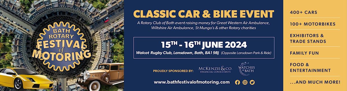 Bath Rotary Festival of Motoring 2024