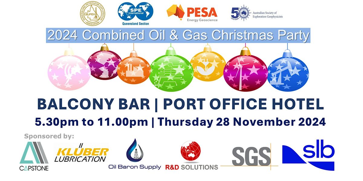 2024 Combined Oil & Gas Christmas Party - Thursday 28 Nov 2024