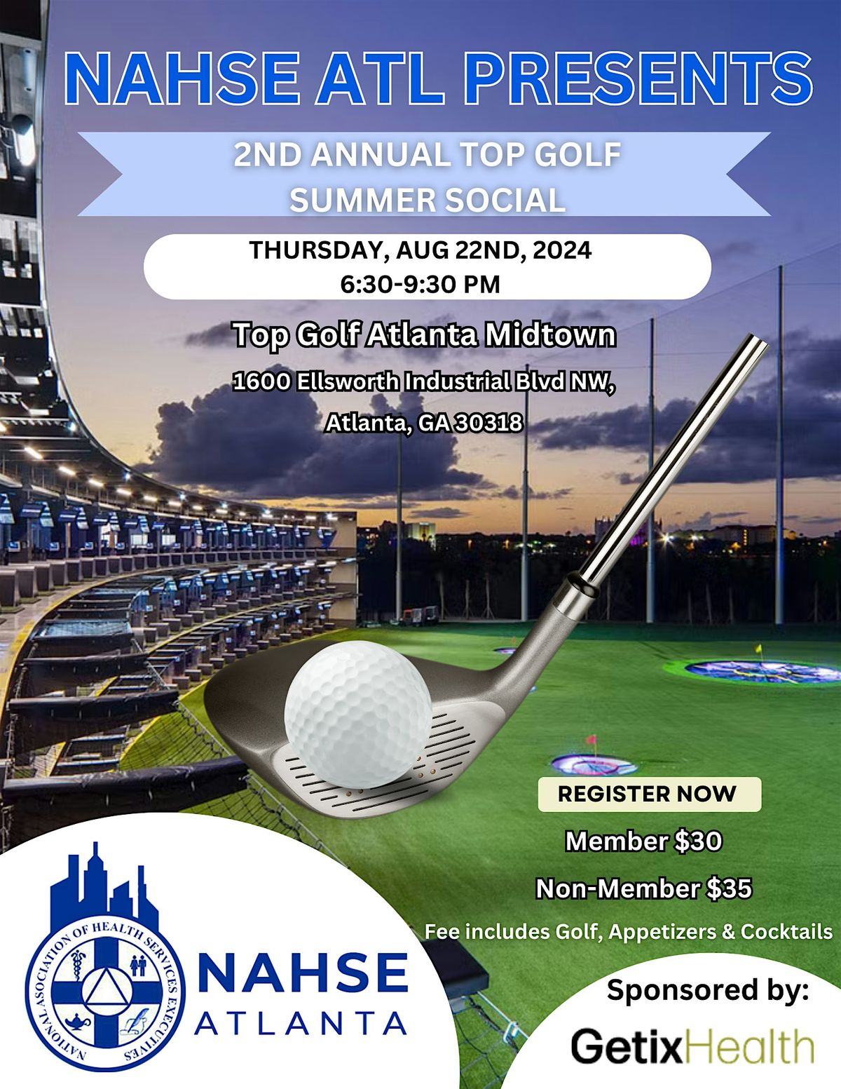 NAHSE Atlanta 2nd Annual Top Golf Summer Social