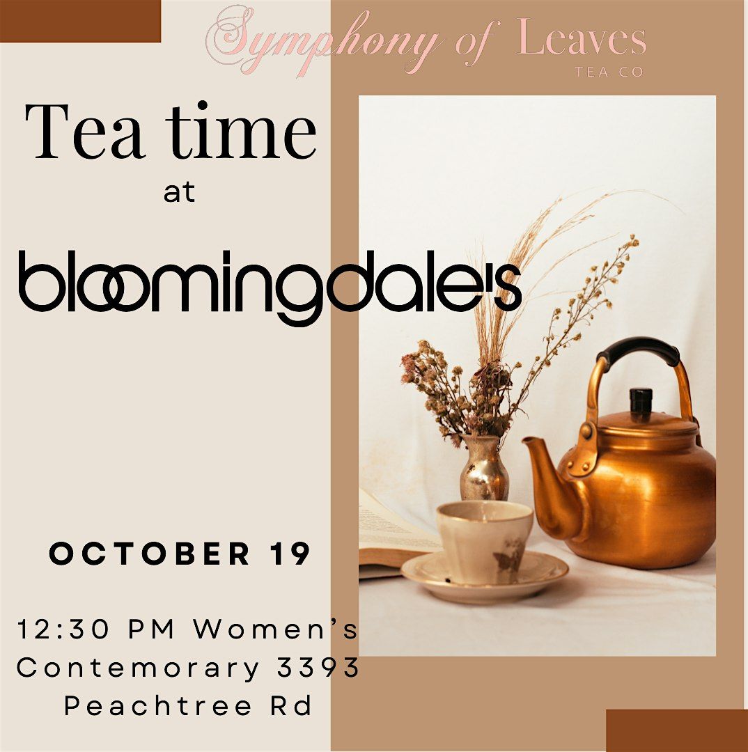 Tea Tasting @Bloomingdale's ATL