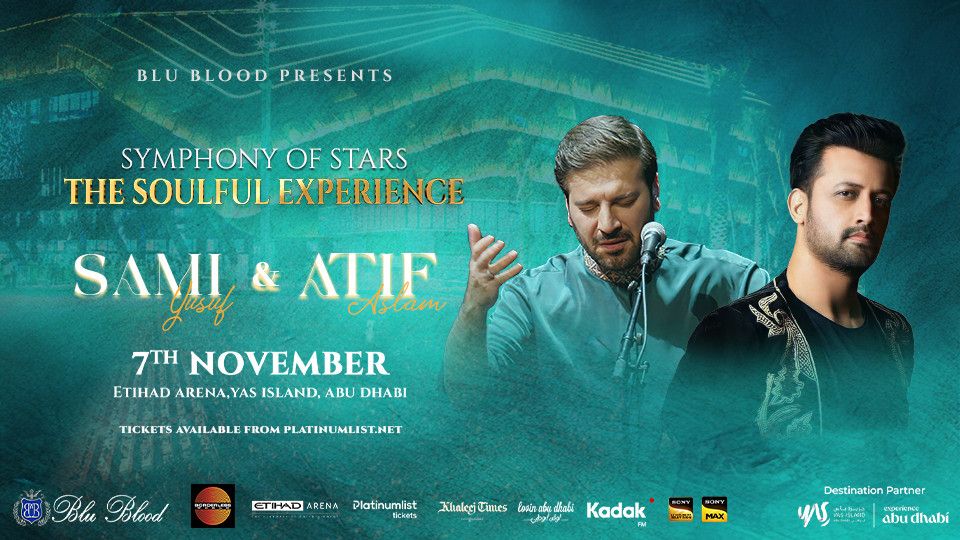 Blu Blood presents Symphony of Stars with Atif Aslam and Sami Yusuf at Etihad Arena in Abu Dhabi
