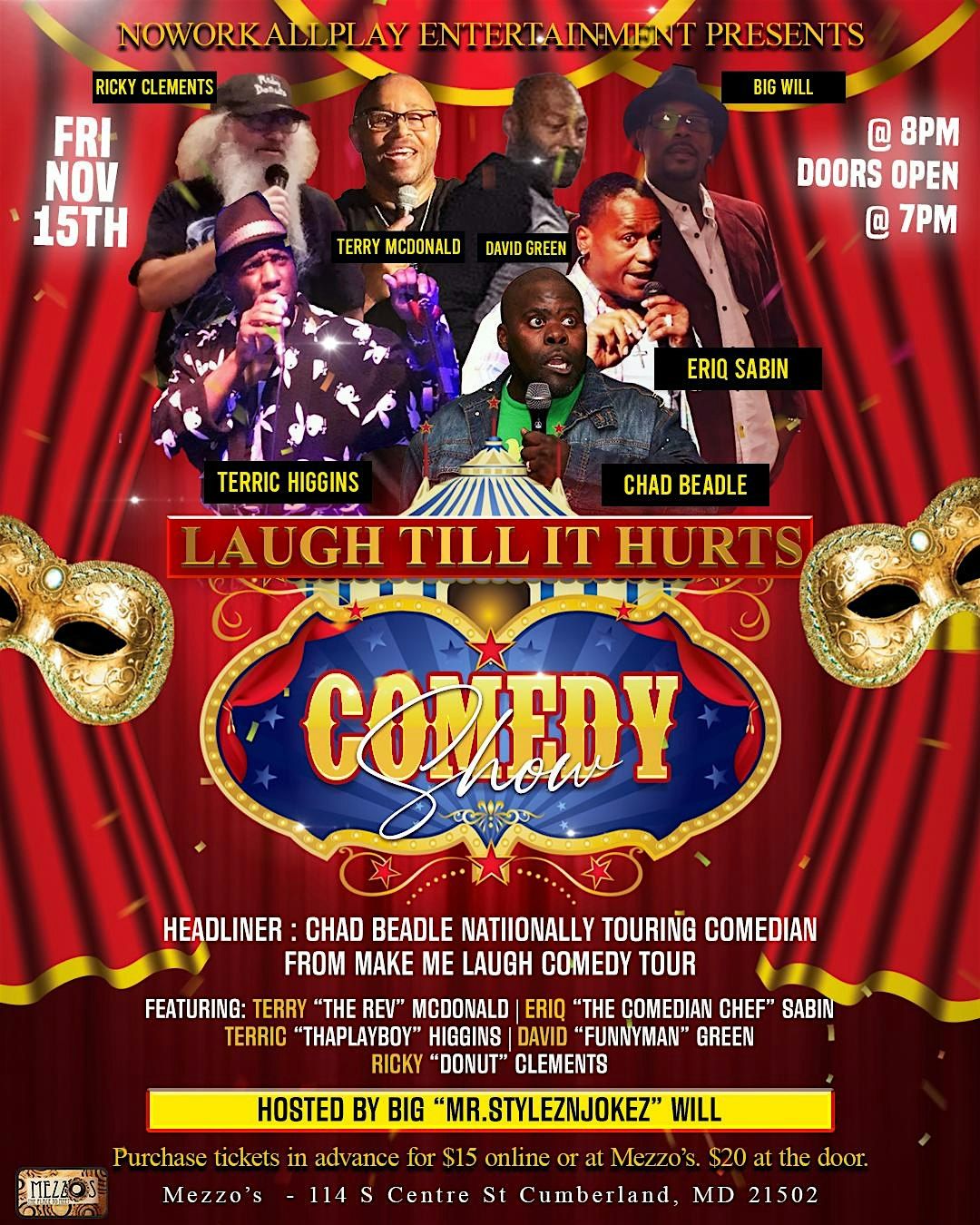 The Laugh Till It Hurts Comedy Show