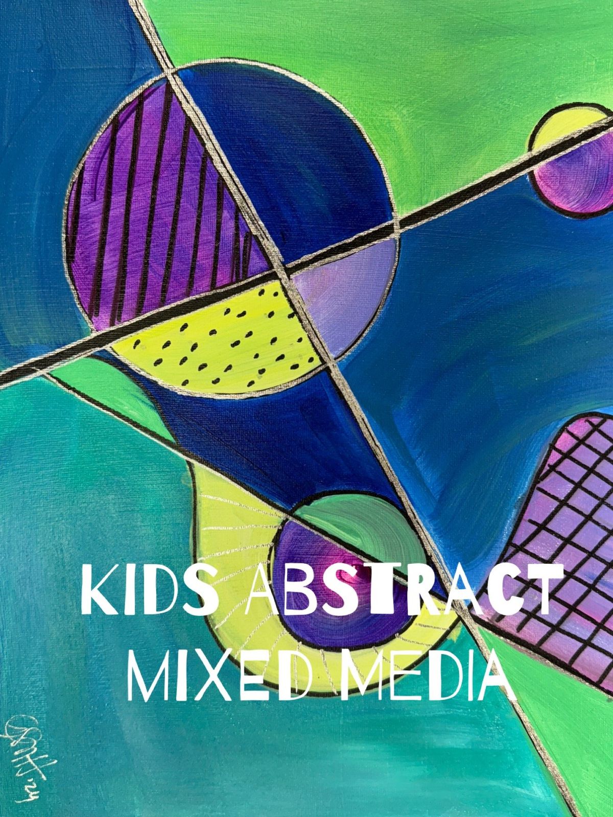 Kid's Abstract Mixed Media
