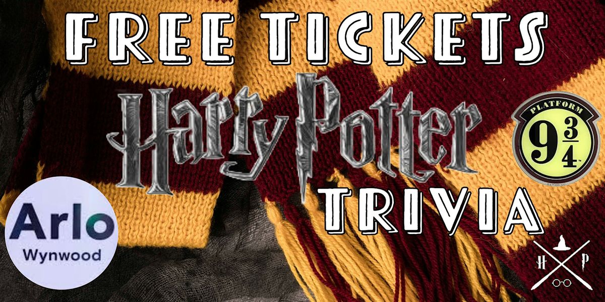 FREE Tickets Harry Potter Trivia at The Arlo!