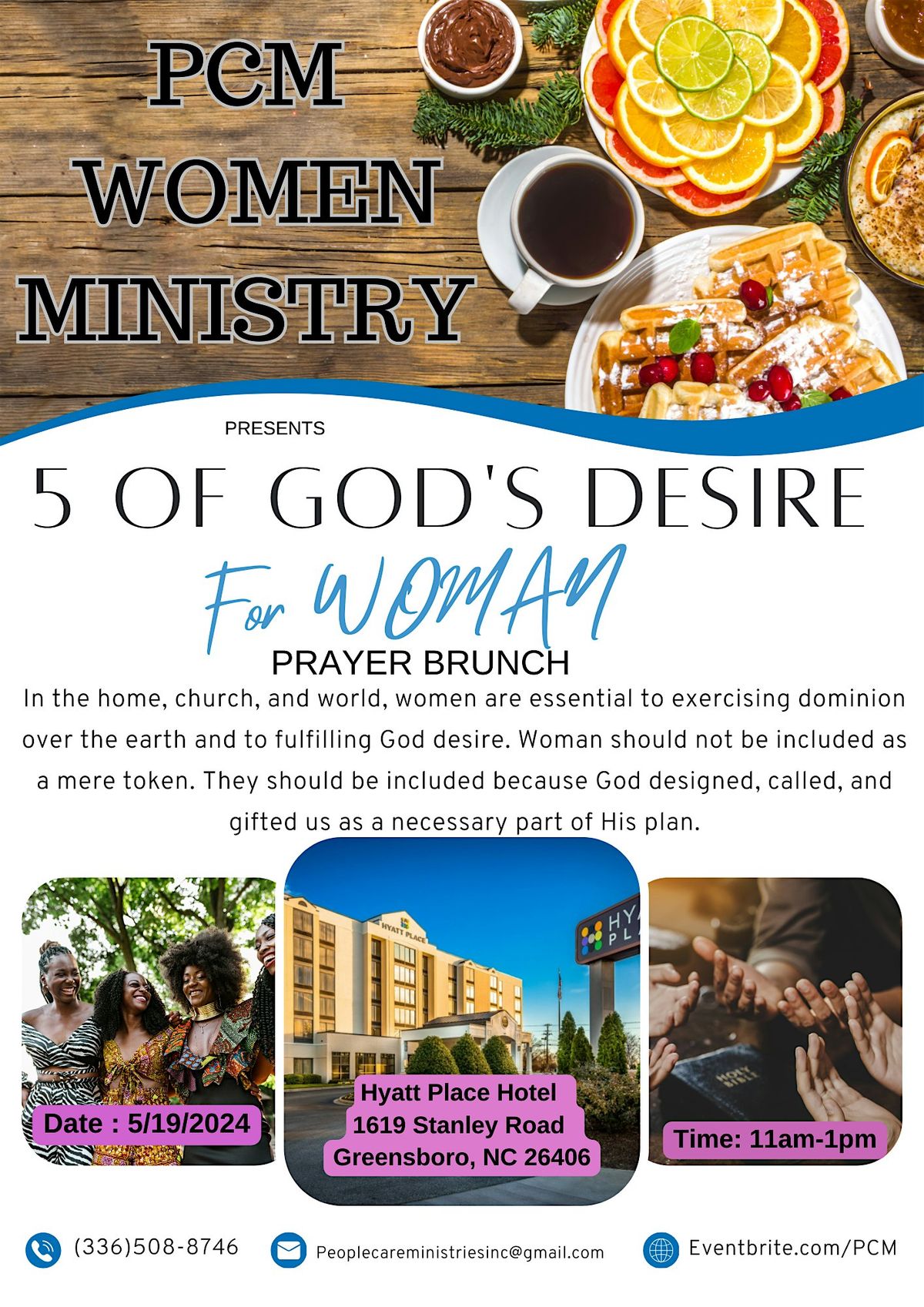 PCM Woman Ministry Prayer Brunch