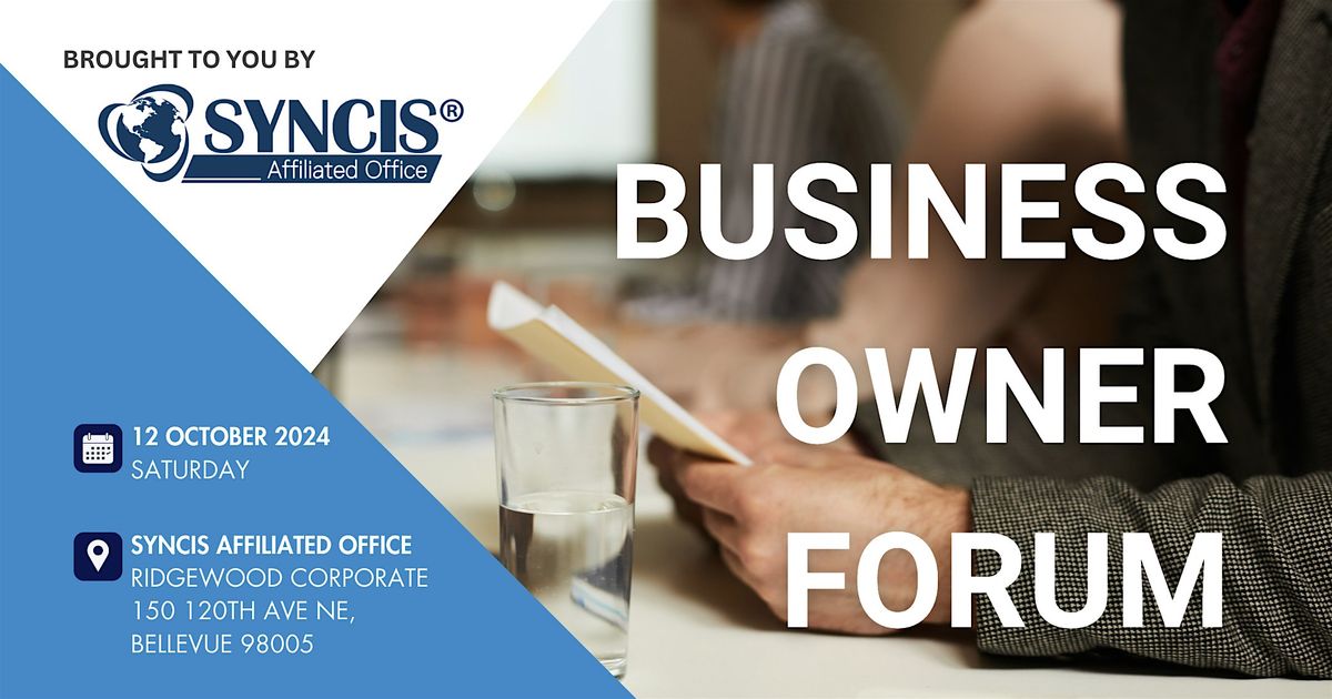 Business Owner Forum