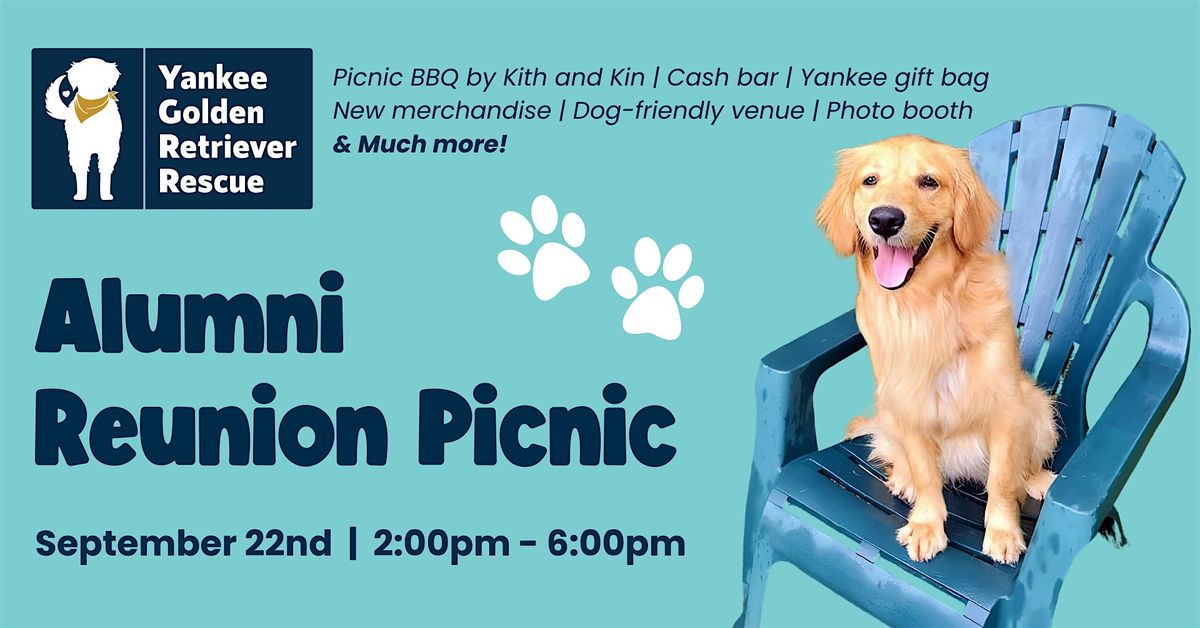 Yankee Golden Retriever Rescue\u2019s Alumni Reunion Picnic