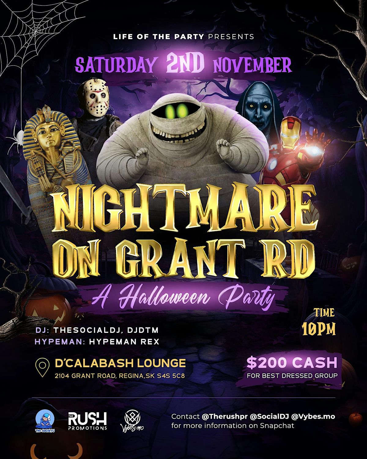 NIGHTMARE ON GRANT RD: A Halloween Party