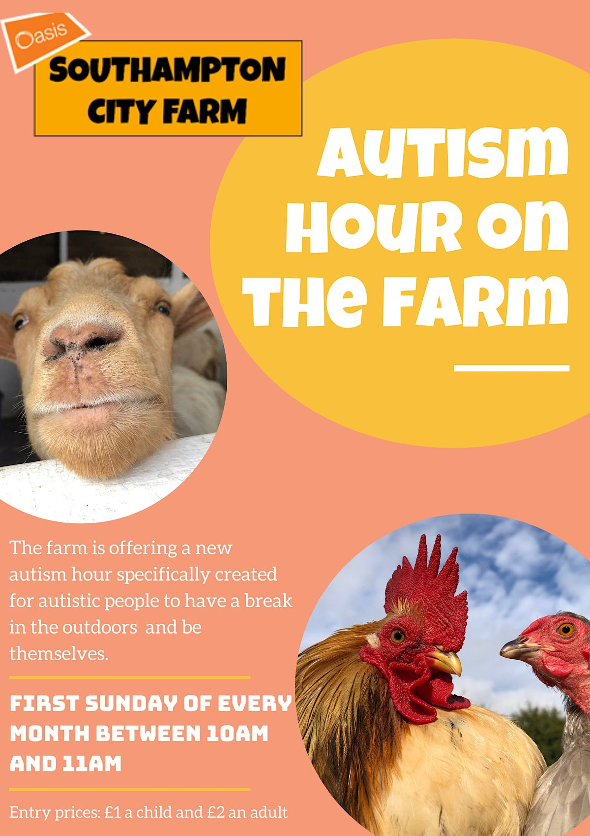 Autism Hour on Southampton City Farm, Southampton City Farm, 6 November ...