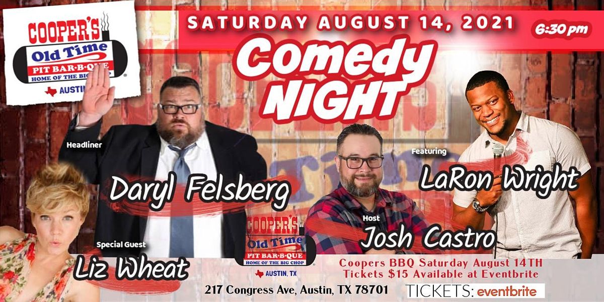 Coopers BBQ Comedy Show