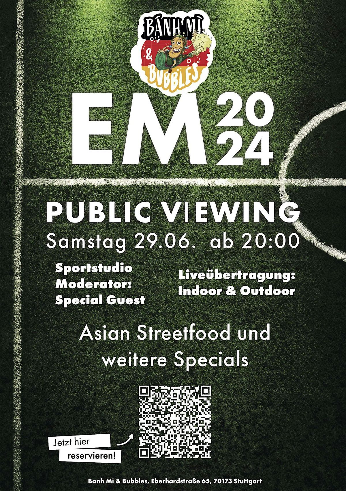 EM 2024 Public Viewing in Stuttgart (Deutschland gegen Spanien)