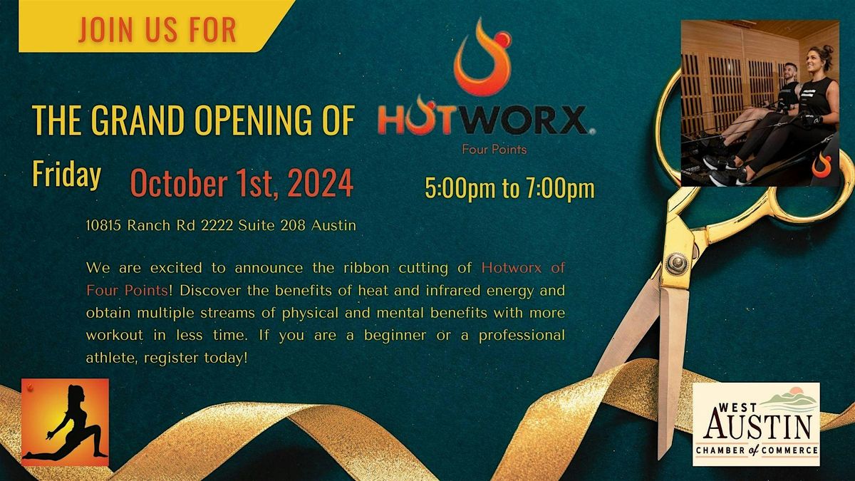 The Grand Opening Ribbon Cutting of Hotworx Four Points!