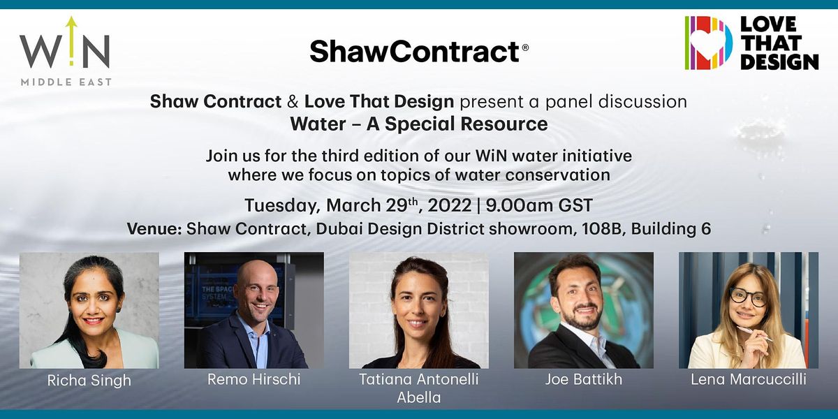 Shaw Contract & Love That Design Present: Water - A Special Resource V3.0