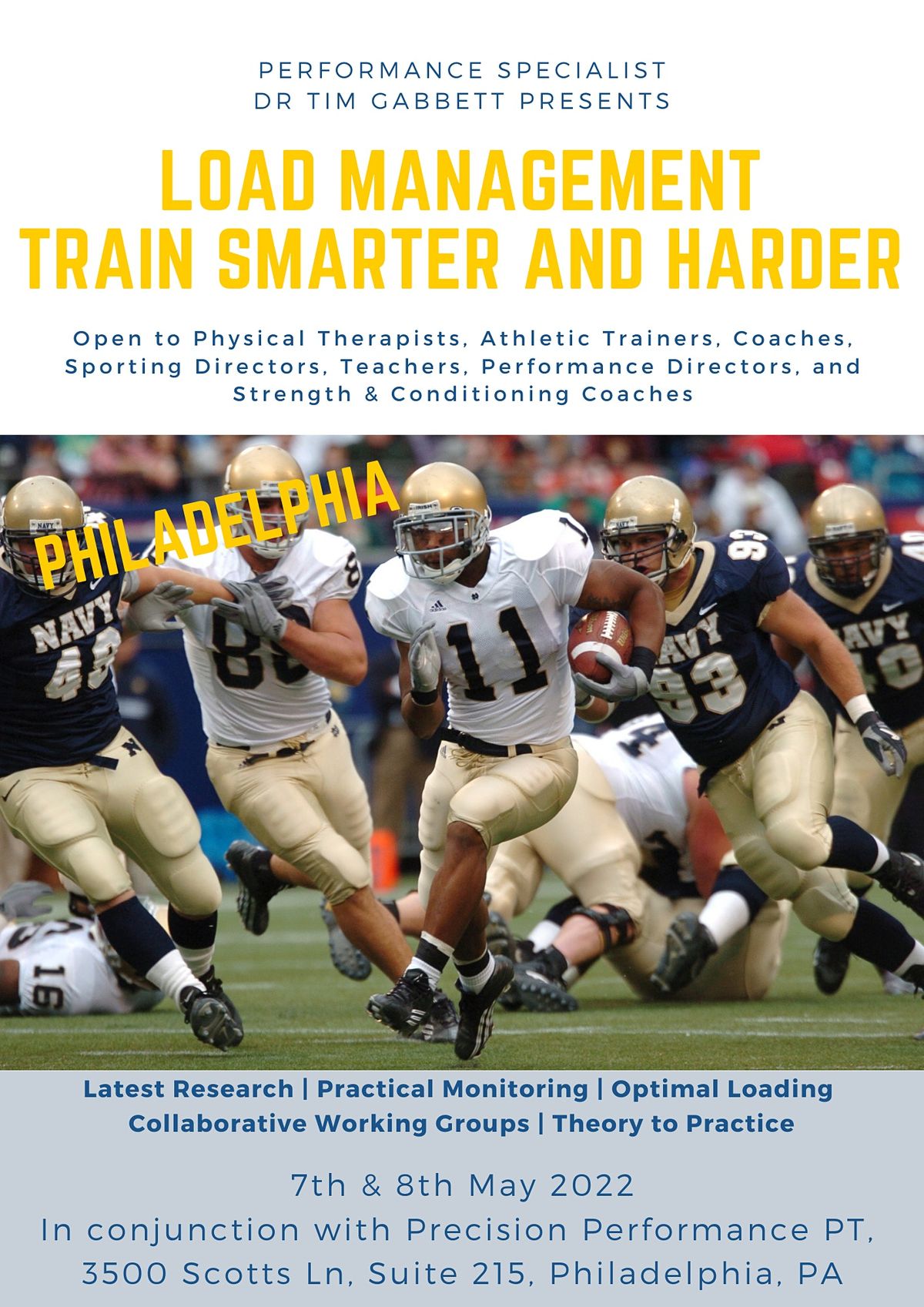 Load Management - Train Smarter and Harder (Philadelphia)