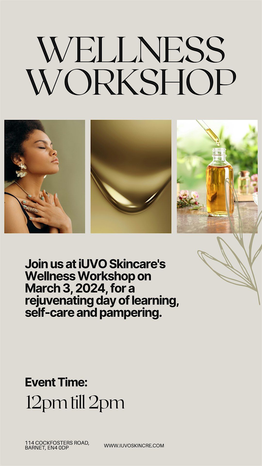 iUVO Skincare's May Wellness Workshop