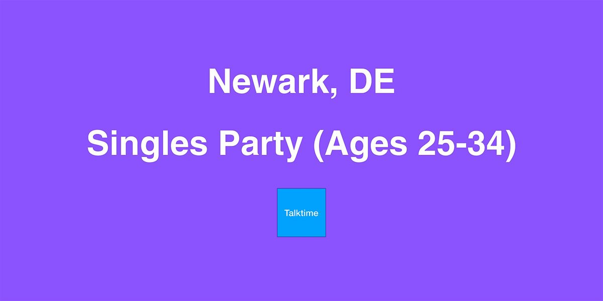 Singles Party (Ages 25-34) - Newark