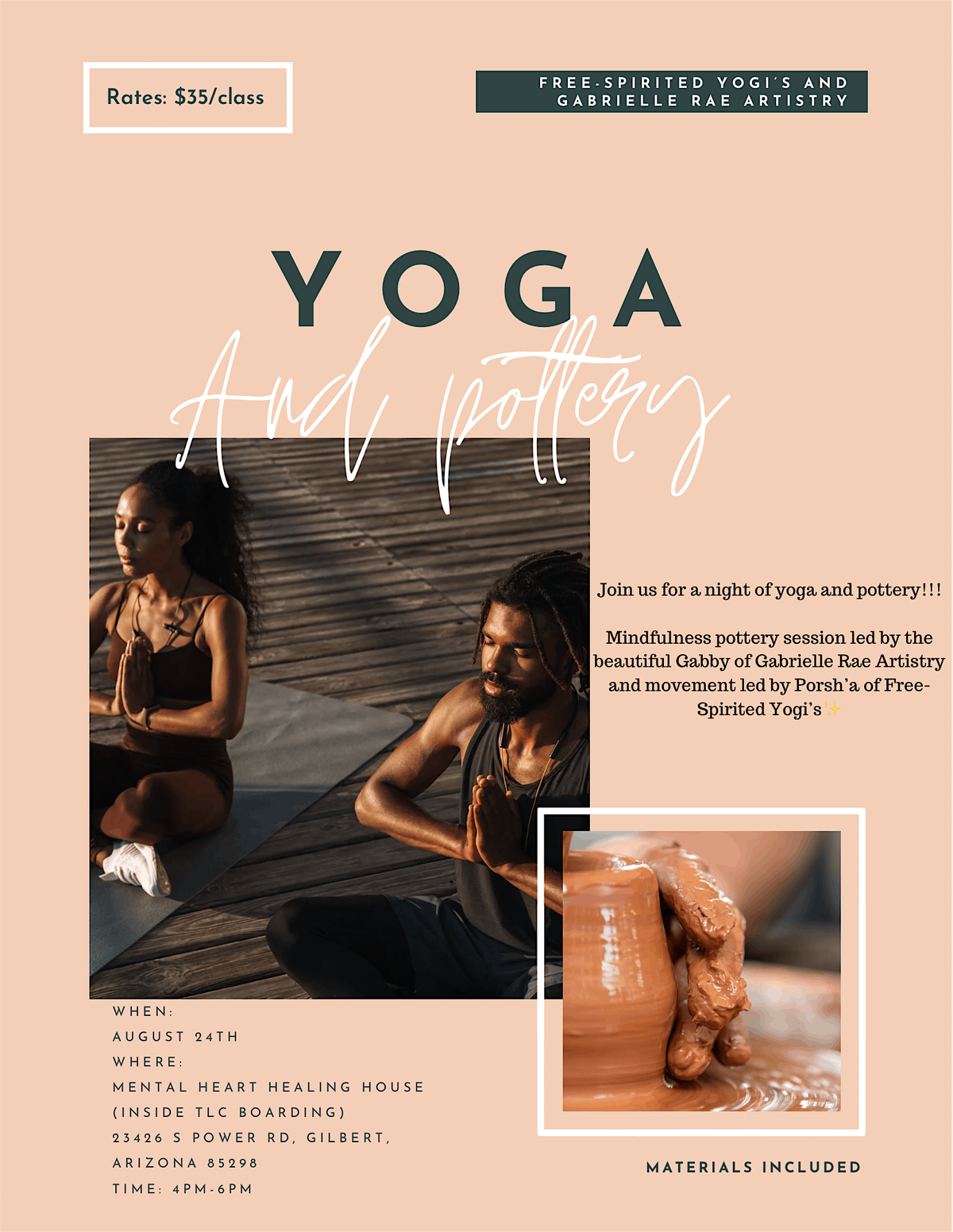 Yoga and Pottery