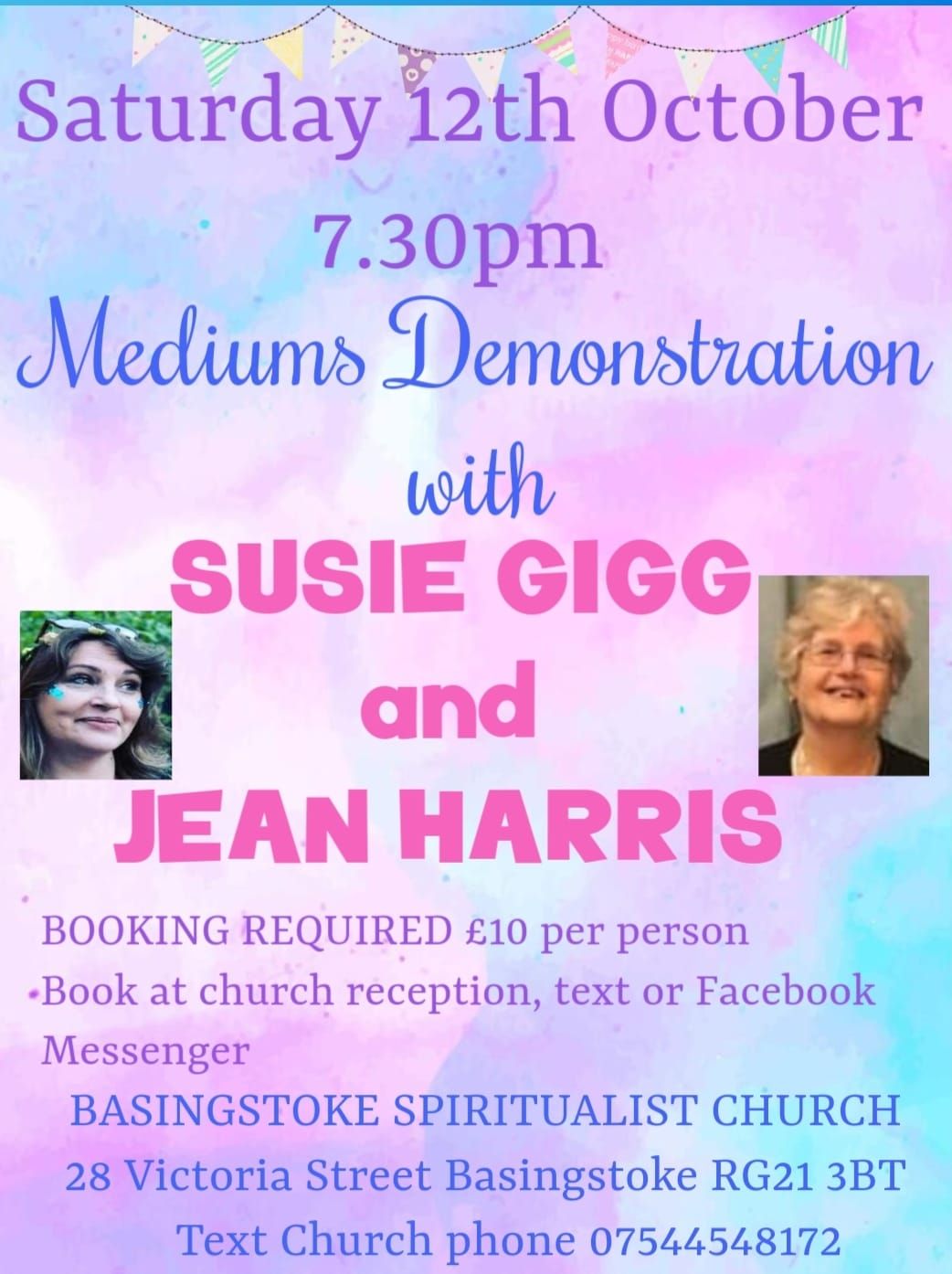 Susie Gigg & Jean Harris Saturday night special demonstration 