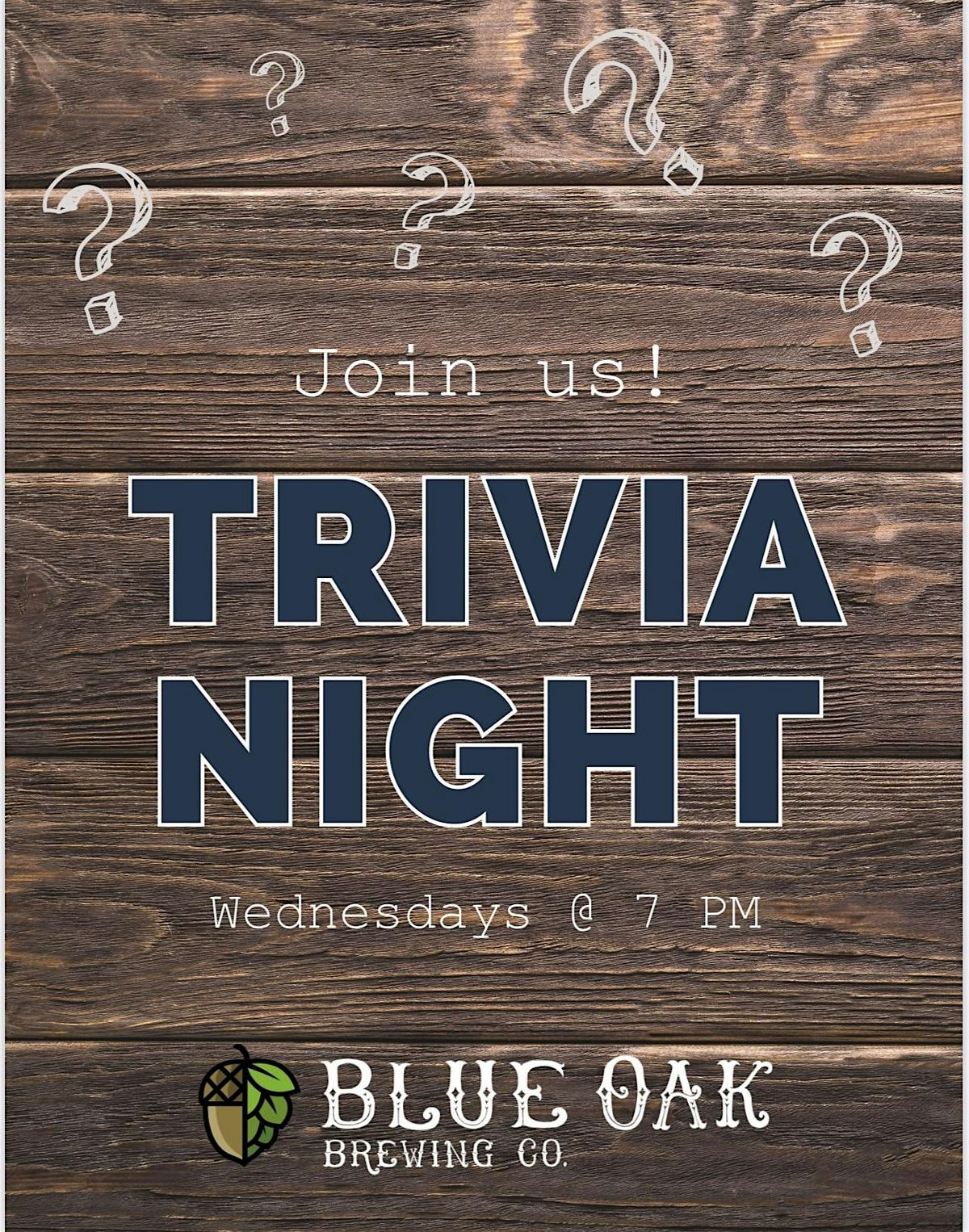 Trivia Night @ Blue Oak Brewing Co.